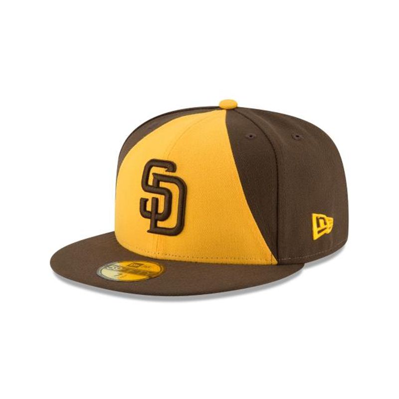 MLB San Diego Padres Authentic Collection 59Fifty Fitted (HPS8966) - Black New Era Caps